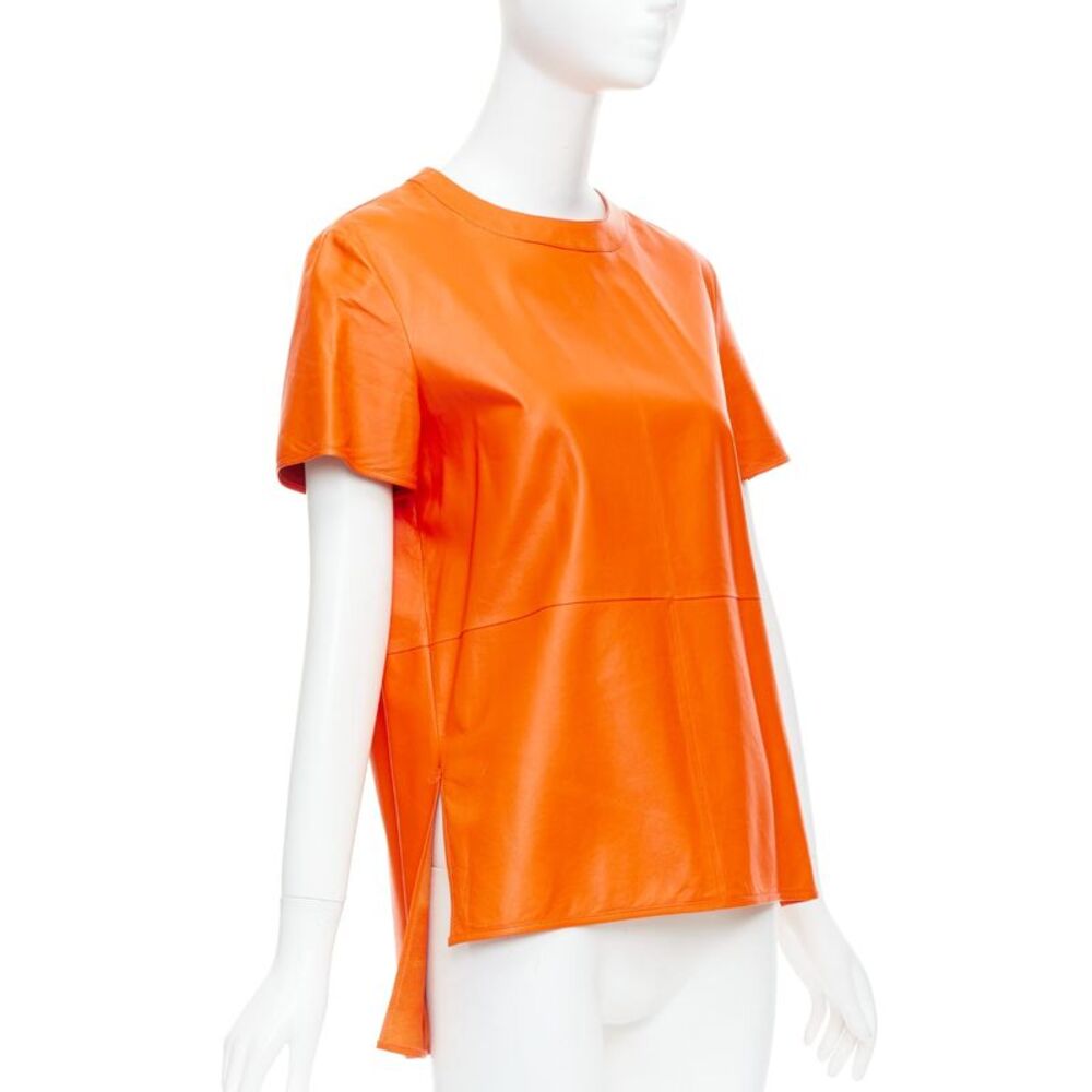 Givenchy Leather Hi-Low Shirt